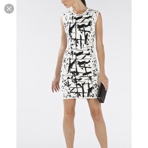 Bcbgmaxazria Jose Sleeveless Jacquard Dress, XS